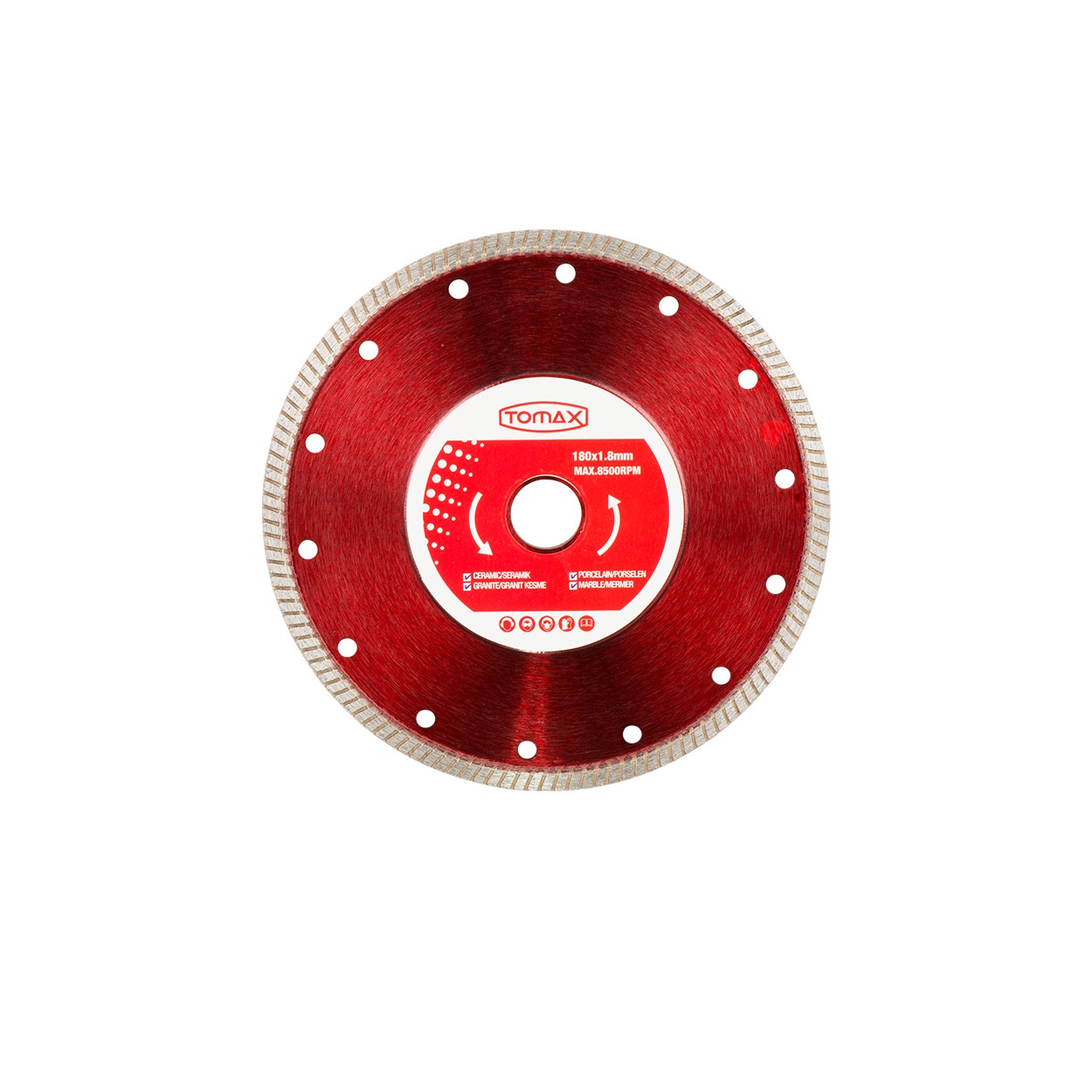 TOMAX SERAMİK İNCE HASSAS KESİCİ 115x1.3x22